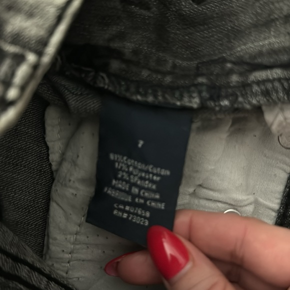 Black Jean Shorts - Picture 4 of 4